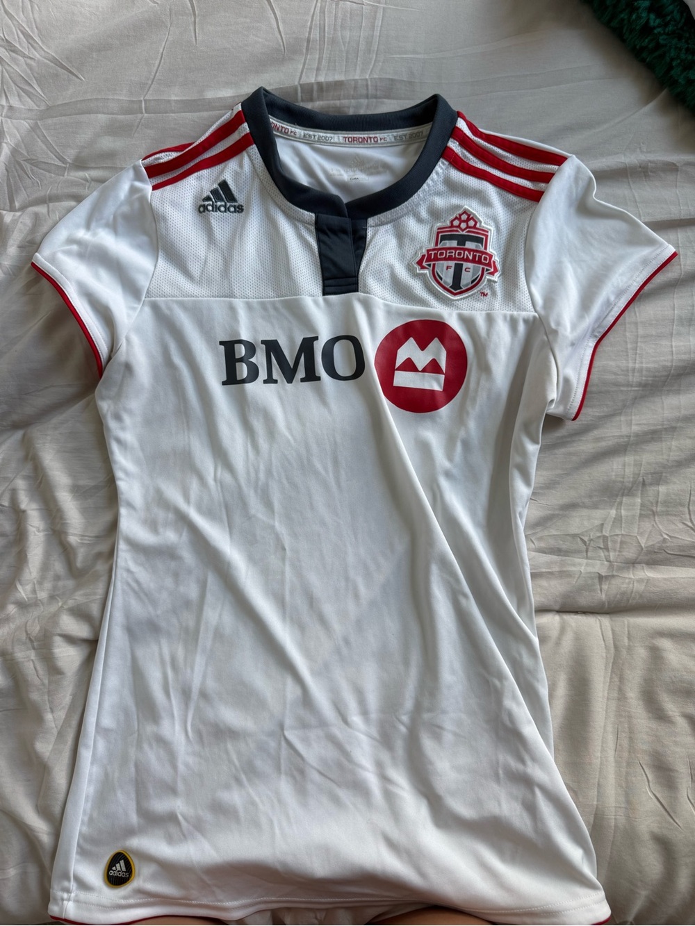 adidas Women’s Toronto FC Jersey - White & Red with Black Trim